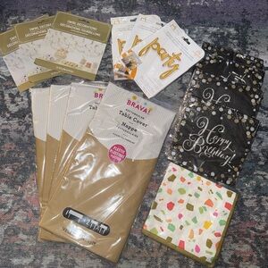 Bundle of Assorted Party Decorations & Supplies